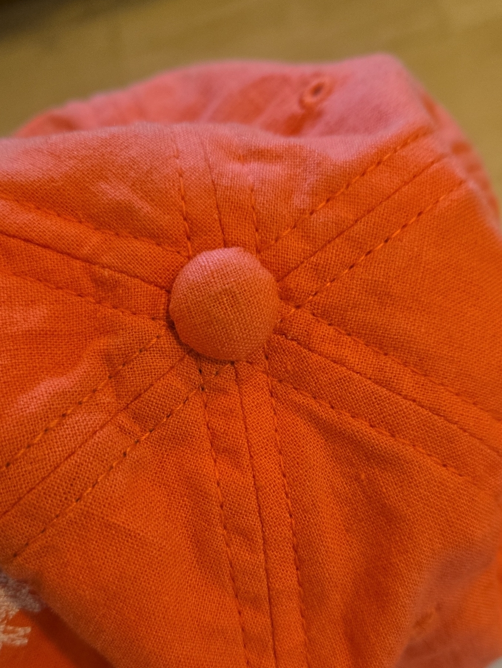 Tommy Bahama Orange Embroidered Pineapple Adjustable Hat - Picture 3 of 7